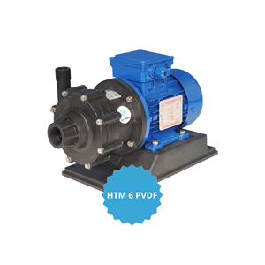 Pompe centrifughe a trascinamento magnetico modello h26 PVDF con motore 0,25kw GR 63 B 2P in plastica per pompa dell'acqua per la movimentazione degli acidi - Product Image 1