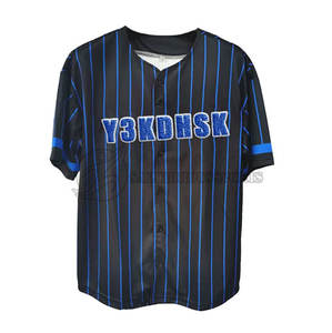 Uniformes de Béisbol Personalizados al por Mayor, Camisetas de Béisbol Transpirables de Algodón con Sublimación, Diseño Nuevo y Color Personalizado para Hombre - Product Image 4