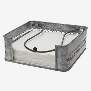 Wrought Iron Metal Napkin Baskets Stand and Decorative Napkin Holder - Product Image 2