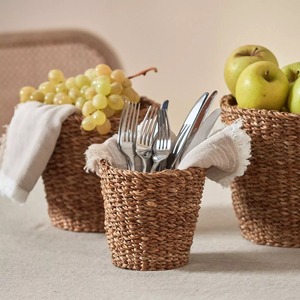 Porte-stylo en herbe de mer tissé à la main, accessoires de bureau au prix le plus bas - Product Image 3