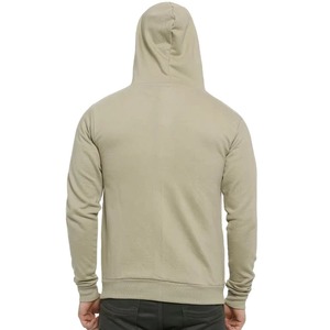Sweats à capuche pour hommes fermeture éclair complète avec poche respirant coupe ajustée basiques coton mélangé à manches longues tenue décontracté - Product Image 2