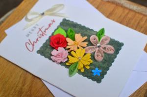 High Quality Quilling Greeting Card Stunning Rectangular <b>Paper</b> <b>Craft</b> From Vietnam Best Delivery for Holiday Quilling Sale - Product Image 4