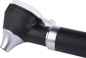 Mini <b>Otoscope</b> LED Light Black Fiber Optic Manual Power Source ENT Diagnostic Carry Case 10 Ear Funnels Medical Students Doctors - Product Image 5