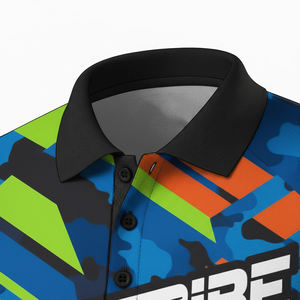 เสื้อโปโลสำหรับแข่ง MX เสื้อกีฬาผ้าโพลีเอสเตอร์แห้งเร็วระบายอากาศได้ดีปรับแต่งโลโก้ได้ตามต้องการ - Product Image 3