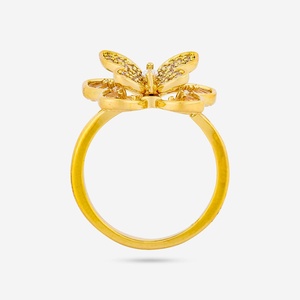 Anillo de Moda Chapado en Oro de 18K, Diseño de Racimo 192525, Micro Pavé Invisible, para Regalo, Accesorio de Moda Islámica - Product Image 5