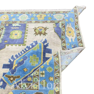 Alfombras de lana de seda hechas a mano de lujo modernas suaves anudadas a mano tamaño personalizable 5x8 a 12x14 para oficina en casa y hoteles color vibrante - Product Image 1