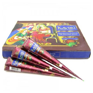 Custom Brand Natural Henna <b>Mehndi</b> <b>Cones</b> Premium Grade Ammonia-Free Maroon Black Red Shades Cream Plant-Based Henna Paste <b>Cone</b> - Product Image 1