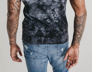 Camiseta Deportiva Premium de Manga Corta para Hombre, Cuello Redondo, Tinte Liso, Verano, Servicio OEM de Hawk Eye Sports - Product Image 6