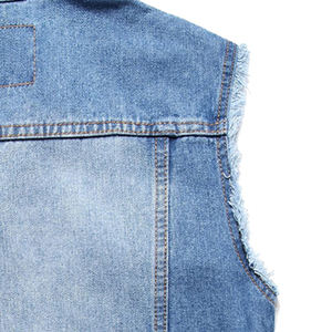 Chaleco Vaquero para Hombre, Sin Mangas, con Botones, Estilo Casual, Chaqueta Urbana, Lavado Clásico Vintage, Transpirable - Product Image 6