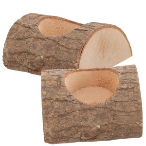 Portavelas de madera orgánica de nuevo diseño con soporte de vela de Navidad recortado de Metal para decoración de limpieza Interior - Product Image 1