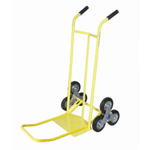 Chariot de plateforme industriel à double fonction d'escalade d'escaliers, quatre roues, support OEM, capacité de charge 200kg/500kg, aluminium et acier - Product Image 1