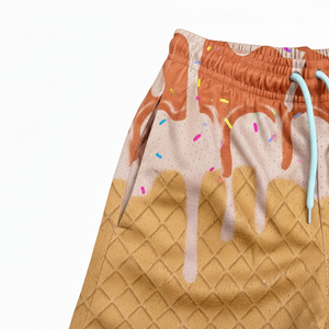 Shorts de sport personnalisés en sublimation pour hommes, entraînement, course à pied, séchage rapide, respirant, écologique, 100% polyester - Product Image 4