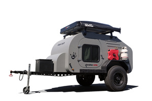 Premium Lightweight Teardrop Trailer with Modern Interior, Compact Camping Caravan for Outdoor Travel and Family Adventures - Product Image 4