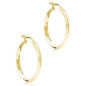 Aros de 28 mm con baño de oro, diseño popular, hechos a mano, venta al por mayor, joyería turca de plata de ley 925 - Product Image 4