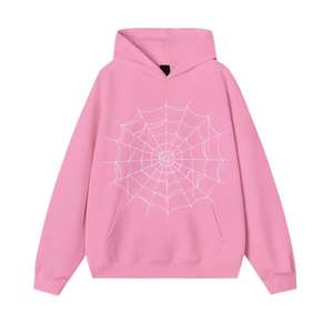 2025 100% algodón PULLOVER Sudadera con capucha de talla grande 240gsm French Terry Knit sólido otoño estampado personalizado parche de satén bordado - Product Image 3