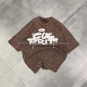 Oversized Cotton <b>T</b>-<b>shirt</b> Heavyweight Drop Shoulder <b>T</b> <b>Shirt</b> Men's Made In Pakistan 100% cotton <b>T</b>-<b>shirt</b> for men loose fit printed - Product Image 6