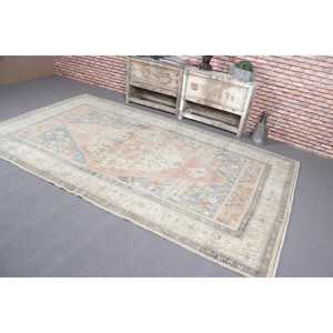 Tapis turc 5,7 x 9,6 pieds, tapis, tapis persan bleu en laine - Product Image 4