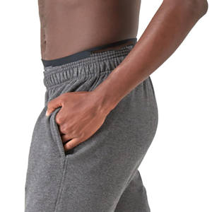 กางเกงผ้าฟลีซสำหรับผู้ชายกางเกงสำหรับใส่ไปยิมพิมพ์ลายแบบกำหนดเองผ้าฝ้าย420gsm ทรงโอเวอร์ไซส์สำหรับผู้ชาย - Product Image 4