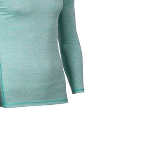 Nouvel arrivage de chemises à haute compression à manches courtes pour hommes confortables vêtements de sport et de fitness conception solide tricotés à compression à basse quantité minimale de commande - Product Image 5