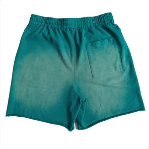 Shorts en toile unis pour hommes, personnalisables en gros, 100 % coton, cordon de serrage, écologiques, style décontracté vintage, logo personnalisé, couleur personnalisée - Product Image 3