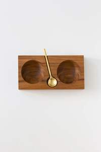 Bol de service alimentaire de forme ronde de style coulée pour la vaisselle Bol à chocolat aux dattes en aluminium fait à la main avec poignée - Product Image 4