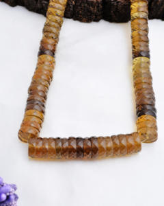 กะรัต571.65เบียร์ควอตซ์แรเงาเหลี่ยมเพชรพลอย1เส้นสำหรับทำเครื่องประดับที่ดีทำอัญมณีธรรมชาติ - Product Image 2