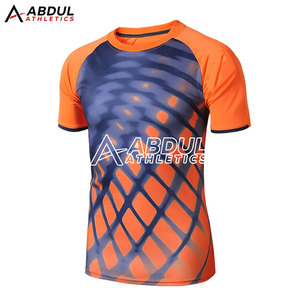 เสื้อกีฬาสำหรับผู้ชายเสื้อกีฬาผ้าย้อมสีพื้นสำหรับผู้ชายดีไซน์ใหม่ - Product Image 4