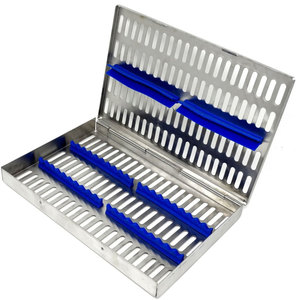 Conjunto de 4 instrumentos quirúrgicos alemanes surtidos, kit de casete de esterilización en autoclave, calidad alemana de alta calidad - Product Image 2