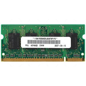 Memoria IBM LENOVO 40Y8402, 512 MB, 2RX16, PC2 5300S, 667 MHz, 200 Pines, CL5, SODIMM, NON ECC, UDIMM, DDR2 para Portátil - Product Image 3