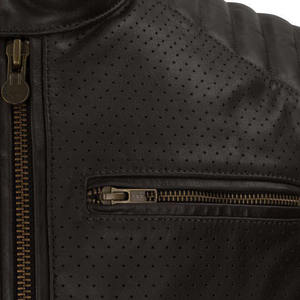 Chaqueta de Motociclista de Cuero Unisex Resistente al Viento, para Todas las Temporadas, Venta Caliente 2026, Colores Personalizados, Logotipo, Suministro al por Mayor - Product Image 3