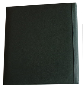 Classeur à 3 anneaux en cuir véritable-3 anneaux 'D' Classeur à anneaux de présentation en cuir véritable pour les produits de classement - Product Image 5