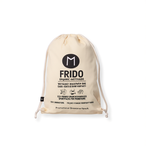 Zaino in Cotone Biologico Frido Eco-Gadget, Sacca Sportiva Ecologica con Coulisse per Promozioni - Product Image 2