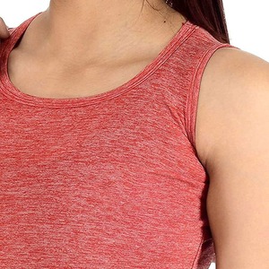 Camiseta Deportiva Profesional de la Mejor Calidad, Cuello Redondo, Sin Mangas, para Mujer, con Logotipo Personalizado - Product Image 5
