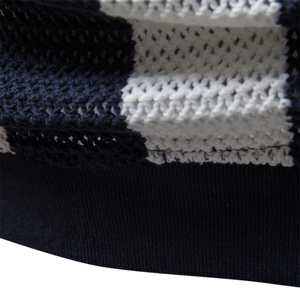 Polos de talla grande para hombre de la mejor calidad, camisetas polo de estilo jersey de malla personalizada con diseños de rayas, camisetas polo de estilo cuello completo a la venta - Product Image 5