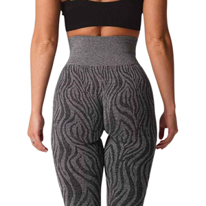 Leggings respirants sans couture pour femmes, personnalisés pour l'été, pour l'entraînement, la gym et les activités sportives - Product Image 3