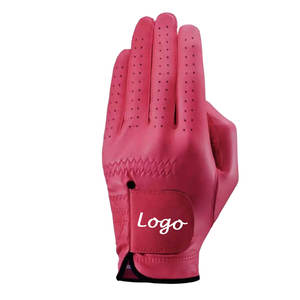 Fabrication professionnelle de qualité supérieure véritable véritable gants de golf en cuir de mouton Cabretta pour femme hommes conception de Logo personnalisé - Product Image 1