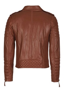 2026 New Fashion Men's Leather <b>Jacket</b> Leather Material <b>Warm</b> <b>Waterproof</b> Windproof Breathable Canvas Streetwear Stand Reversible - Product Image 2