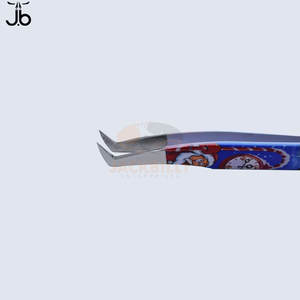 Pince à épiler Diamond Grip Extension de cils Pince à épiler Bon marché Meilleure qualité Acier inoxydable Logo personnalisé accepté - Product Image 5