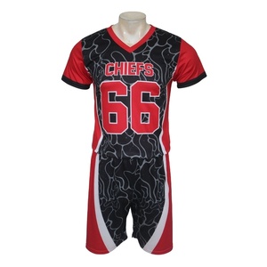Camisetas de Fútbol Americano 7on7 con Logotipo Personalizado, Uniformes de Compresión 7v7 Transpirables, 100% Poliéster, Conjuntos de Tallas Grandes, Bajo Costo, 3D - Product Image 6