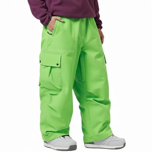 กางเกงสโนว์บอร์ดทรงหลวมแบบยูนิเซ็กซ์ กันลม กันน้ำ บุฉนวน กางเกงสกีทรงคาร์โก้ขากว้าง สไตล์สตรีทแวร์ - Product Image 2
