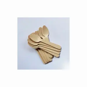 Environmentally Friendly Cleaning Wooden Ice Cream Spoons Direct Factory Offer Price Birch Wooden Ice Cream Sticks/spoon On Sale