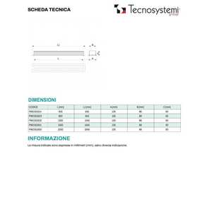 Difusor de Aroma Lineal de Aluminio de 2 Ranuras Tecnosystemi para Retorno y Dispersión de Aromas - Product Image 4