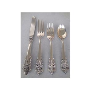 ชุดเครื่องใช้บนโต๊ะอาหารทองเหลืองสีเงิน5ชิ้นสำหรับร้านอาหารชุดเครื่องใช้บนโต๊ะอาหารแบบสั่งทำล่าสุดพร้อมชุบนิกเกิลสำหรับบ้านในราคาที่ดีที่สุด - Product Image 2