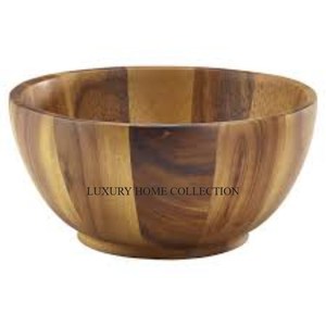 Handcrafted Wooden <b>Bowl</b> with Smooth Curves and a Polished Finished Perfect for Serving Fruits and <b>Snacks</b> with Elegance - Product Image 2