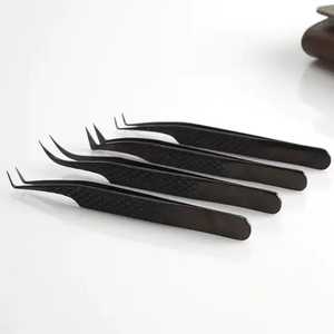 Venta al por mayor Sevmek Extensiones de Pestañas de Volumen Profesional, Pinzas de Acero Inoxidable de 10mm, Recto Antimagnético - Product Image 3