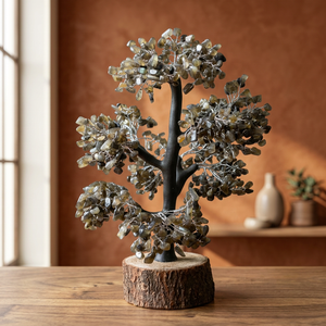 Vente en gros de pierre de Labradorite naturelle 1000 perles arbre de pierres précieuses arbre de guérison cristal décoratif de meilleure qualité - Product Image 4