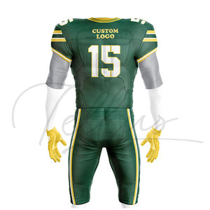Uniforme de Fútbol Americano con Logotipo Personalizado, Conjunto de Pantalones y Camiseta Transpirable para Adultos, Ropa de Equipo Unisex al por Mayor, Manga Corta Estampada - Product Image 2