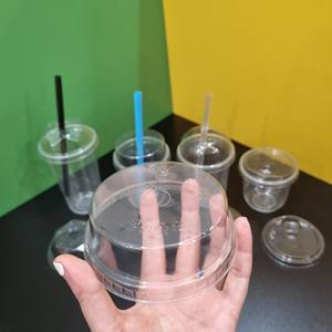 PET PP <b>Plastic</b> Lids Dome Flat Lids <b>Plastic</b> <b>Cup</b> with Lids Transparent Factory Competitive Price Hot Selling 2024 - Product Image 4