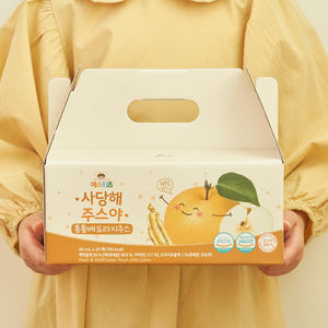 Jus de poire et de campanule bio Yeskids OrganicMARU, sans pectine, 80 ml x 20 unités, durée de conservation de 2 ans, boisson pour enfants - Product Image 2