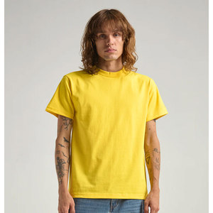 Camiseta personalizada Pro Club de peso pesado Camiseta de algodón de manga corta con cuello redondo para hombre Camiseta de manga corta con cuello redondo para hombre - Product Image 5